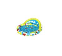 Bestway Piscine pataugeoire gonflable avec jeu d'adresse auvent Splash & Learn 120x117x46cm
