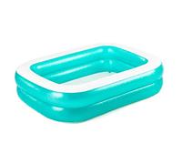 Bestway Piscine RECTANGULAIRE 2.01m x 1.5m x 51cm - Bleue Piscine RECTANGULAIRE 2.01m x 1.5m x 51cm - Bleue, Piscine Gonflable, Bleu, Blanc, Vinyle, 6 année(s), 450 L, 2010 mm