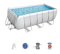'Bestway Piscine rigide rectangulaire "Iseo Grand 412x 201x 122h cm-69,2kg