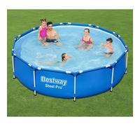 Bestway Piscine Steel Pro 305x76 cm Hors Sol Jardin Arrière-cour Extérieur