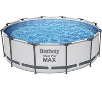 Bestway Piscine Steel Pro MAX™ Ø 366 x 100 cm - Ensemble + Filtre à Cartouche - 1 kit