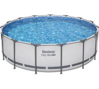 Bestway Piscine Steel Pro MAX™ Ø 457 x 122 cm - Ensemble Complet + Filtre à Cartouche - 1 pcs
