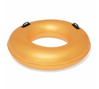 Bestway Pneu Flottant Or 91cm Bouée Gonflable Aide Anneau de Bain Deux Poignées