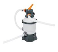 Bestway Filtre à sable Flowclear Débit 5 m³/h 230 W Vanne 6 positions Gris