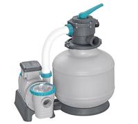 Bestway Pompe de Filtration à Sable pour Piscine Hors Sol 11 355 L - 62 cm x 48,5 cm x 67 cm - Gris/Vert