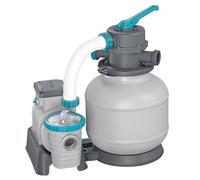 Bestway Pompe de Filtration à Sable pour Piscine Hors Sol 8 327 L - 55,5 cm x 44 cm x 60 cm - Gris/Vert