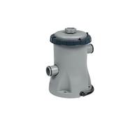Bestway Pompe de filtration pour piscine hors sol, 1 249 l, gris