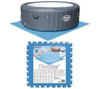 Bestway Protecteurs de sols de piscine 8 pcs bleu 58220