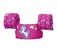 Bestway - Puddle Jumper Gilet de Natation en Tissu pour Enfants avec brassards - 58 cm x 23,5 cm x 17 cm - Rose