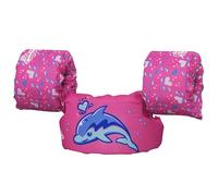 Bestway - Puddle Jumper Gilet de Natation en Tissu pour Enfants avec brassards - 58 cm x 23,5 cm x 17 cm - Rose
