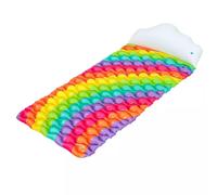 Bestway Rainbow Dreams 43644 - Matelas Gonflable de Piscine 161 x 76 x 25 cm