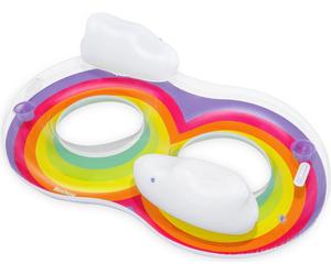 Bestway Rainbow Dreams - Bouée Gonflable 2 Places 186 x 116 cm - 1 pcs