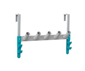 Bestway Rangement pour accessoires piscine : épuisettes, brosses, aspirateurs …, fixation crochets ou vis