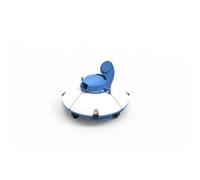 BESTWAY Robot aspirateur Frisbee - Pour piscine a fond plat - 5 x 3 m