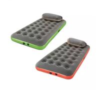 Bestway Roll & Relax Pavillo Matelas Gonflable 1 Place 188 x 99 x 22 cm avec Oreiller et Pompe de Compression