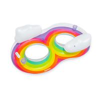 Bestway Roue Gonflable avec Poignées et Dossier 186x116 cm Plage et Piscine 4