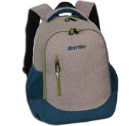 Bestway Sac à dos scolaire gris Sac à dos universitaire unisexe ORI106K