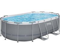 Bestway Set Piscine Ovale Steel Pro MAX™ 427 x 250 x 100 cm - Pompe de Filtration Incluse - 1 pcs