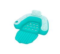 Siège gonflable Flex N' Fold™, 132 x 113 x 42 cm, 100 kg, 1 porte-gobelet, Turquoise