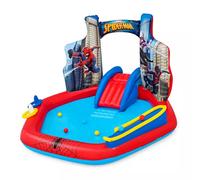 Bestway Spider-Man 98019 - Centre de Jeux - Piscine Gonflable 211 × 206 × 127 cm