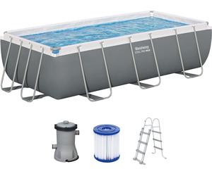 BESTWAY Steel Pro Max Piscine hors sol rectangulaire, 404 x 201 x 100 cm 56441