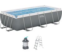 Bestway Kit piscine hors-sol Steel Pro Max 404 x 201 x 100 cm Gris
