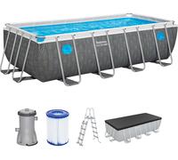 BESTWAY Steel Pro Max Splashview Piscine hors sol 488 x 244 x 122 cm, avec pompe 561MB