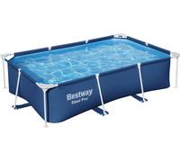 Bestway® Steel Pro™ Piscine à cadre sans pompe 259 x 170 x 61 cm, bleu foncé, rectangulaire