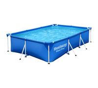 Bestway - Steel Pro - Piscine tubulaire - 300x201x66 cm - Rectangulaire