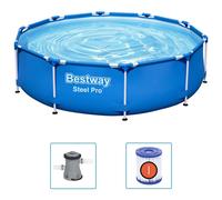 Bestway - Steel Pro - Piscine tubulaire avec pompe de filtration - 305x76 cm - Ronde