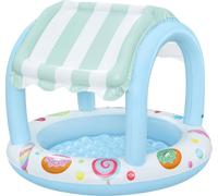 Bestway Sweet Shop™ - Piscine Gonflable avec Parasol Ø 104 x H 84 cm - 1 pcs
