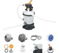 Bestway Pompe de filtration à sable pour piscine hors sol 3 028 L