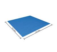 Bestway Tapis de sol 13' x 13' / 3,96 m x 3,96 m