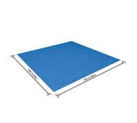 Bestway Tapis de sol 488×488 cm pour piscine hors sol Fast Set, Steel Pro Max, Power Steel, Hydrium