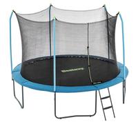 Bestway Trampoline extérieur pour Enfants Xtreme Air - 366 cm x 366 cm x 278 cm - Noir/Bleu