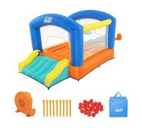 Bestway - Trampoline Gonflable À Air Constant Leap & Play, 289 X 213 X 173 Cm 53427