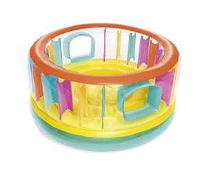 Bestway - Trampoline Gonflable Rond BounceJam Up in Over diamètre 180 cm Hauteur 86 cm