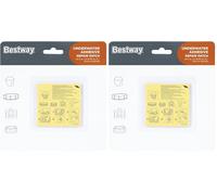 Bestway Underwater Adhesive Repair Patch, Swimming Pool Patch Repair Kit, Pool Puncture Repair Patch, 10 Patches (Lot de 2)