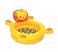 Piscine à balles gonflable BESTWAY Ball Pit Lion 111x98x61 cm - 50 balles inclues - Vinyl ultra résistant G