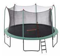 Bestway Trampoline extérieur pour enfants Xtreme Air - 427 x 427 x 286 cm - Noir/Vert