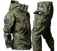 BESTXH 03,3XL, Veste Et Pantalon Tactiques pour Hommes, Ensembles De Combinaisons De Combat De L'ArméE, Uniforme Camouflage ImperméAble, Combinaisons Tactiques Militaires