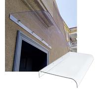 BESTXH Auvent De Porte D'EntréE, Auvent De FenêTre Moderne pour Une Protection Solaire, Auvent De Porte avec Toit en Polycarbonate, pour Porte D'EntréE/Porte ArrièRe,Facade Installation,40 * 60cm