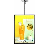 BESTXH Caisson Lumineux LED Fin à Cadre Clipsable, Panneau De Menu LED pour Restaurant, Panneau De Menu RéTroéClairé LED, éCran D'Affichage pour Restaurant,Verticalscreen,40x60cm