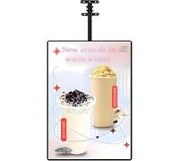 BESTXH Caisson Lumineux LED Ultra-Fin, Menu RéTroéClairé LED pour Restaurants, Panneau D'Affichage Suspendu DéCoration, Exposition, CinéMa, Publicité,Verticalscreen,60x100cm