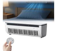 BESTXH Climatiseur Portable Mural, Petits Ventilateurs Et Refroidissement, Ventilateurs De Refroidissement, Ventilateur De Bureau à 3 Vitesses, Ventilateur éLectrique Rechargeable,Blanc