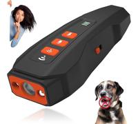 BESTXH Dispositif Anti-Aboiements pour Chiens AméLioré (2025), Dispositif Anti-Aboiements à Ultrasons, Dispositifs Anti-Aboiements Portables, Meilleur Dispositif Anti-Aboiements,Noir