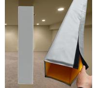 BESTXH Housse De Protection Antichoc, Housse De Protection en Mousse pour Poteau De sous-Sol, Protection Antichoc pour Panier De Basketball IntéRieur/ExtéRieur, pour Garage,Gris,7"x7"(18x18cm)