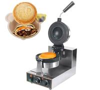 BESTXH Machine à Hamburgers, Presse à Hamburgers Professionnelle, Appareil à Sandwichs GlacéS, Presse éLectrique AntiadhéSive avec Moule AntiadhéSif, TempéRature RéGlable,Double Headed