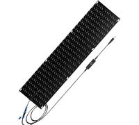 BESTXH Noir,40in*60in, Tapis De DéNeigement pour EntréEs, Tapis Chauffants pour AlléEs pour Le DéNeigement, Tapis Chauffant ExtéRieur pour l'hiver, Tapis en Caoutchouc AntidéRapant