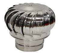 BESTXH Ventilateur De Toiture à Turbine, Conduit De Sortie De Toit Silencieux, Robuste Et sans Consommation, Chapeau De Sortie De Ventilation pour Ventilateur De Toiture à Turbine,160mm c Model